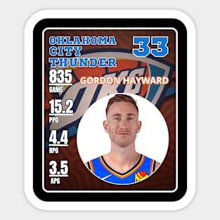 Gordon Hayward Sticker